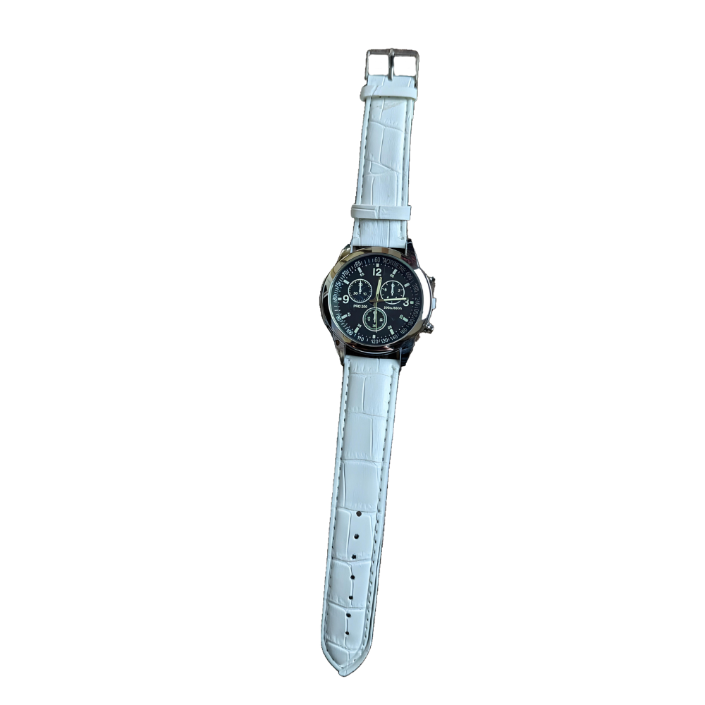 Men's Fashion White And Blue Watch