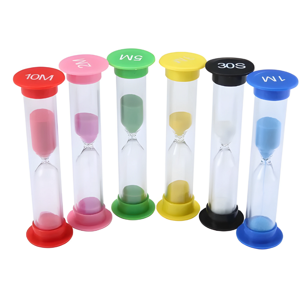 6 Pcs Small Hourglass Sand Timer Pack 4
