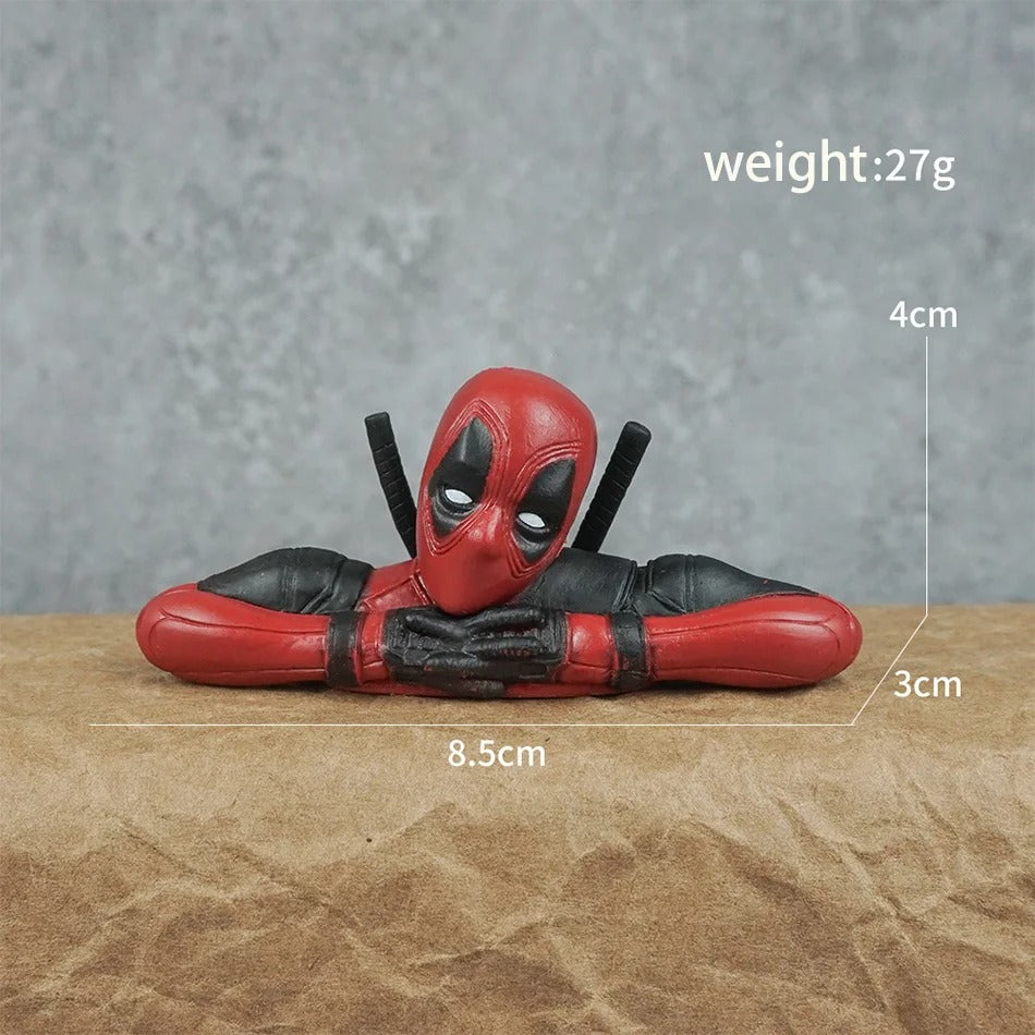 Deadpool Desk Accesories 6 Pcs Model Figure Toys