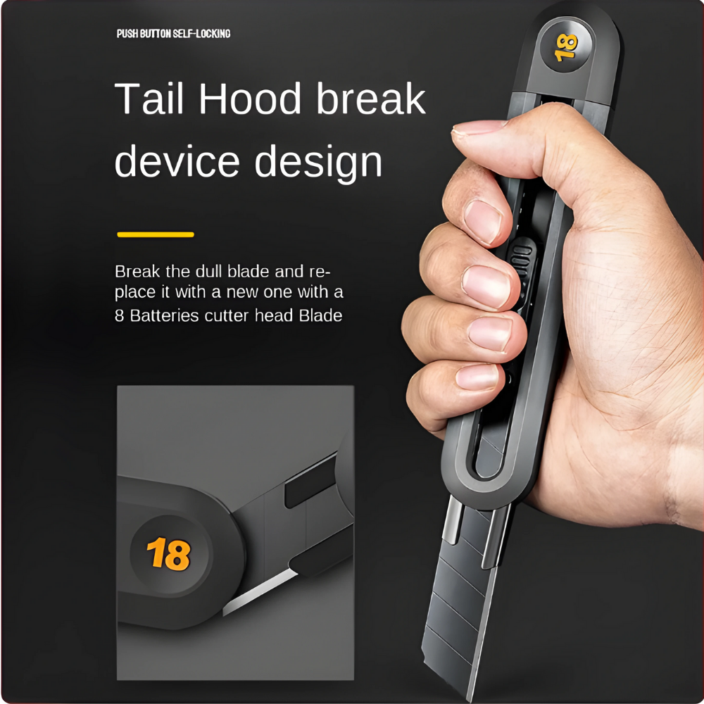 Deli Retractable Box Cutter 4