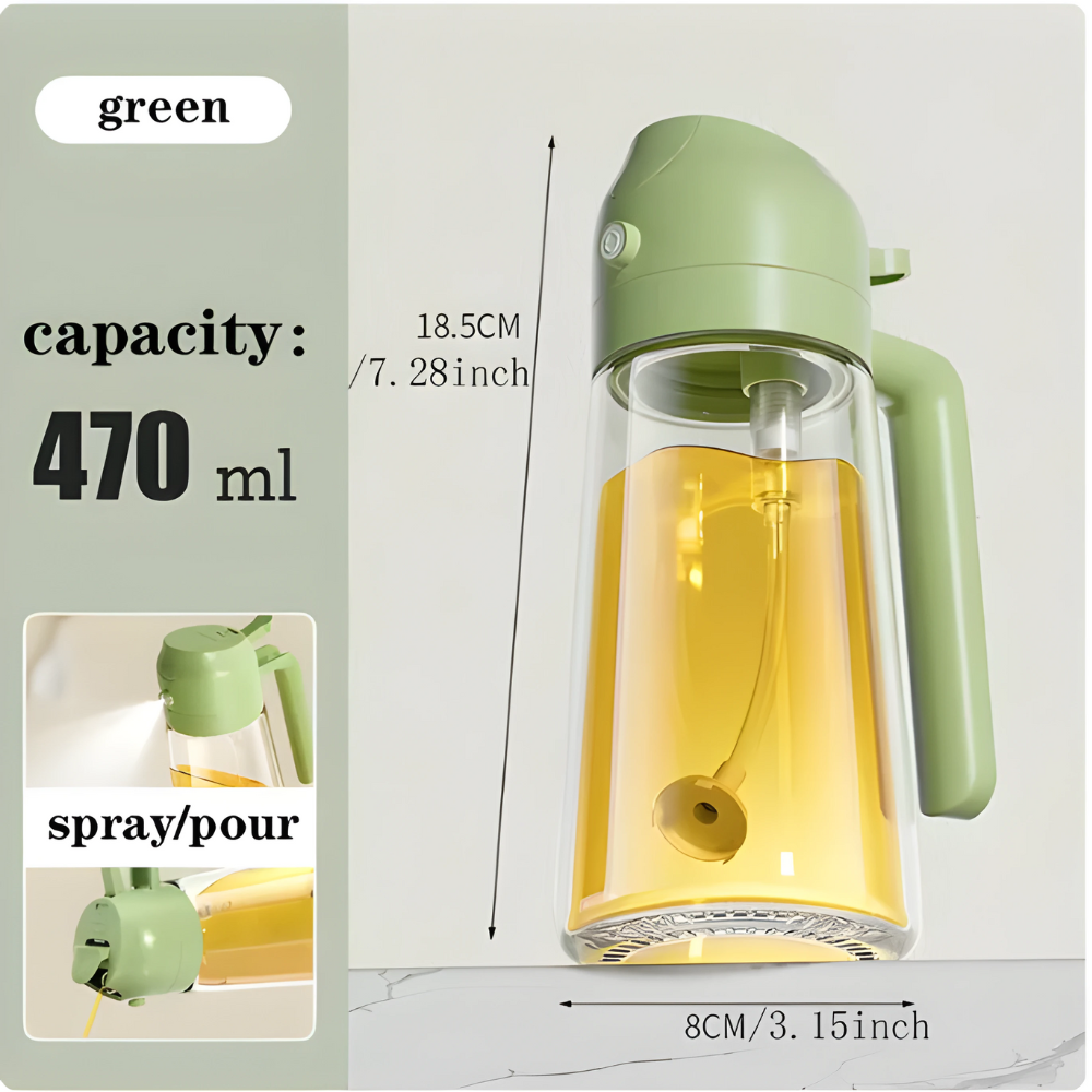 Dual Purpose Oil Spray Bottle 2
