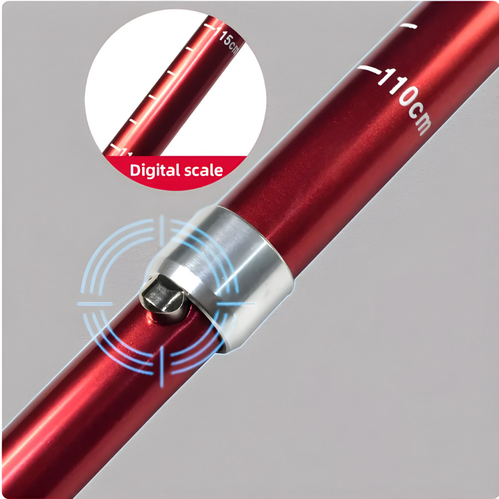 Foldable Hiking Stick Outdoor Camping Portable Pole 2