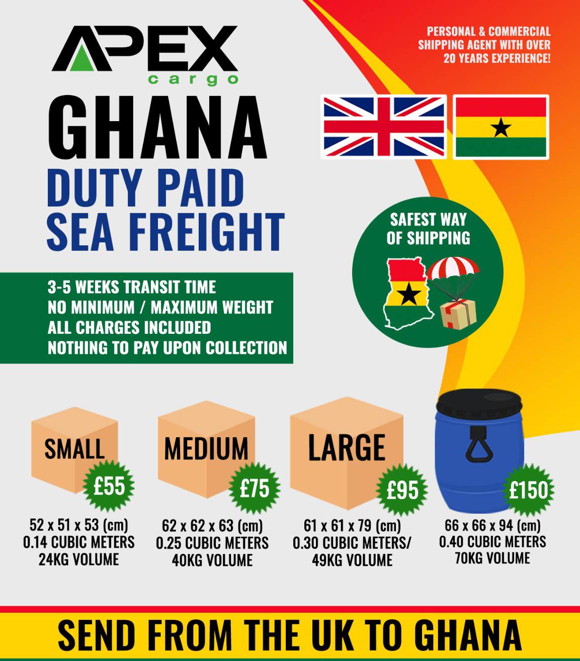 Sea Freight Duty Paid Services