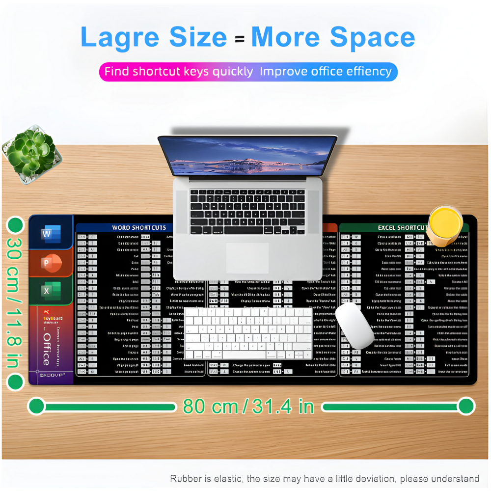 Microsoft Office Shortcuts Keyboard And Mouse Pad 5