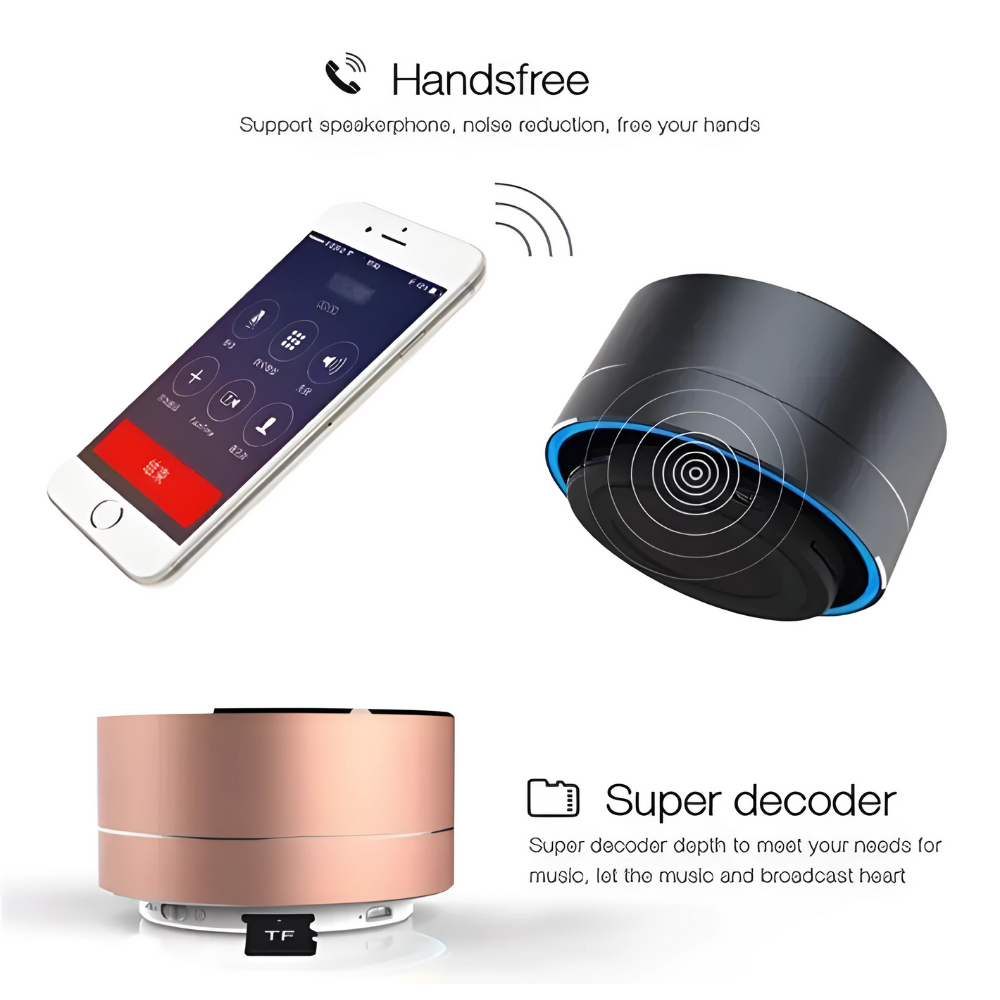 Mini Portable Speakers With Charging Cable 3