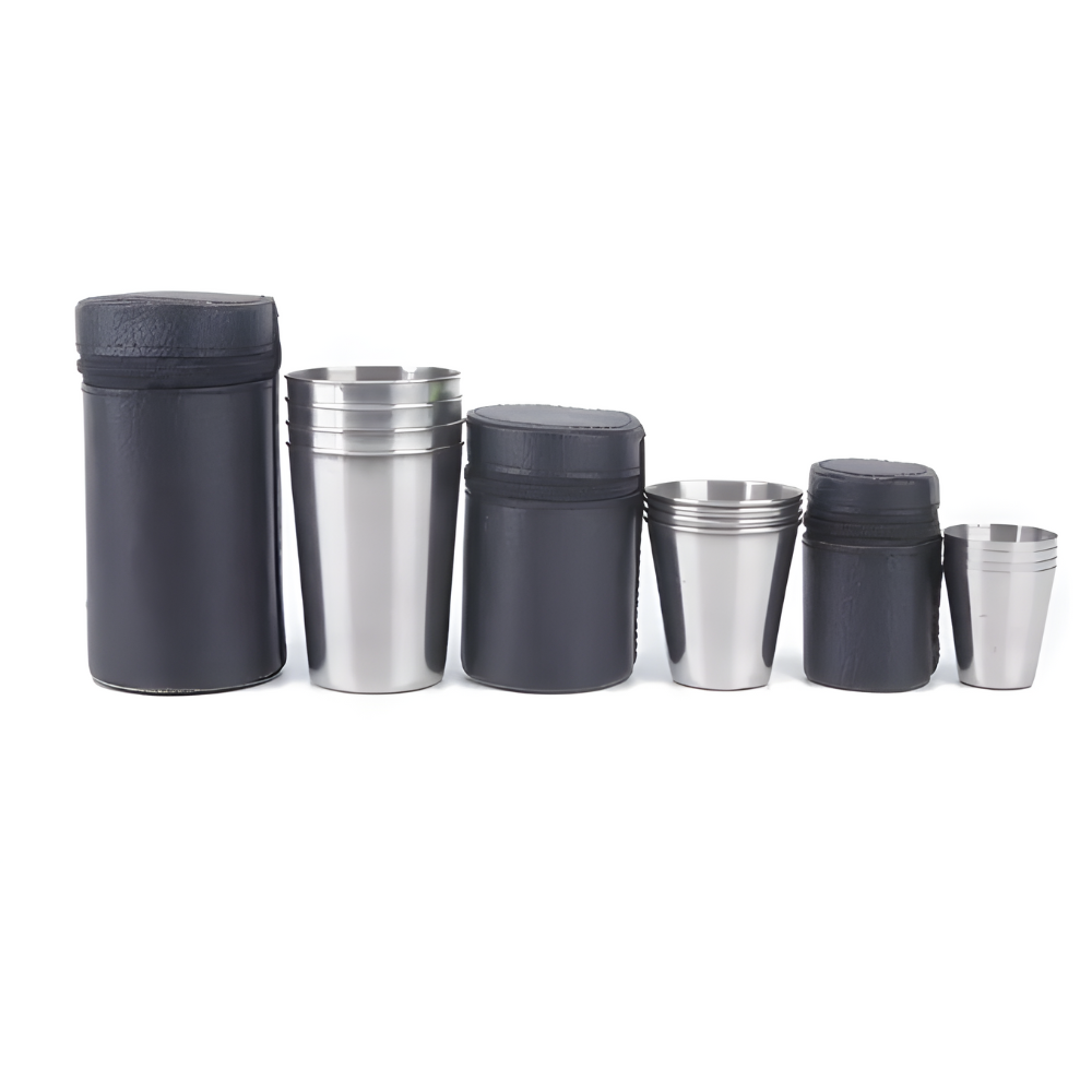 Outdoor CampingPicnic Stainless Steel CupsMugs 4