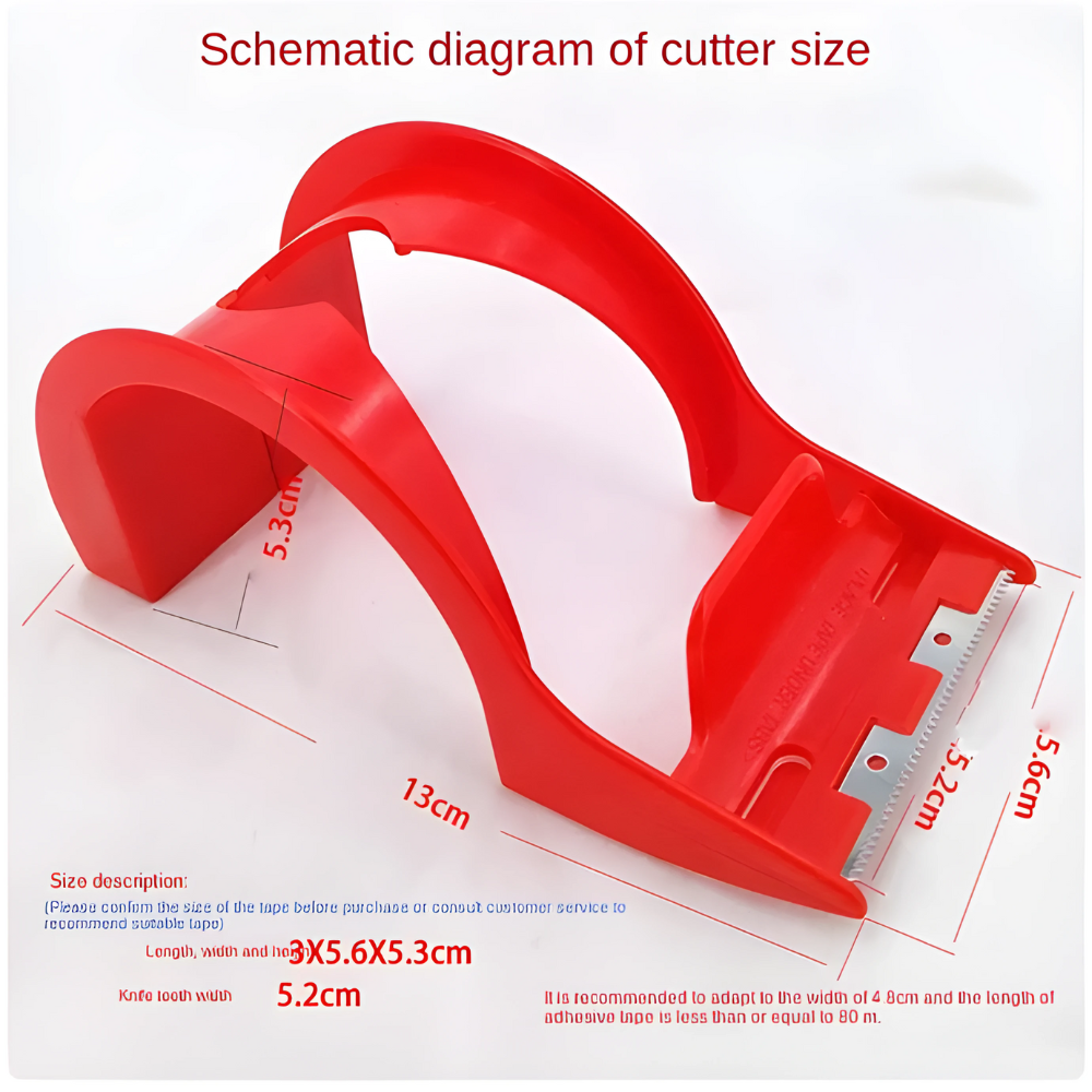 Tape Cutter And Dispenser For Box Sealing Blue 2