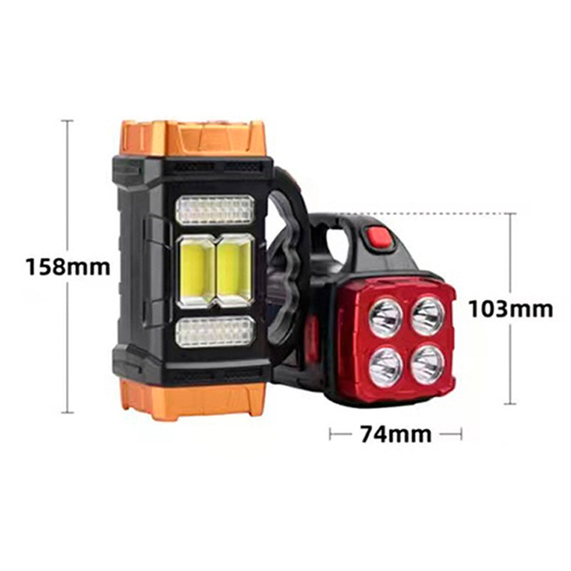 Solar Handheld Rechargeable Led Flashlight 2