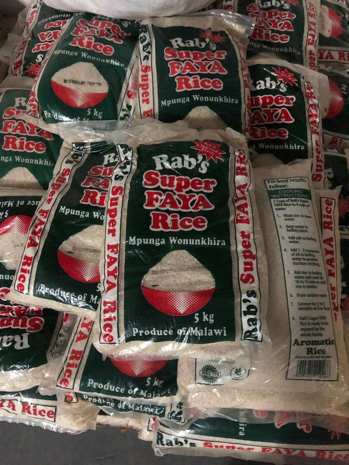 RAB'S SUPER FAYA RICE MPUNGA WONUNKHIRA 5KG