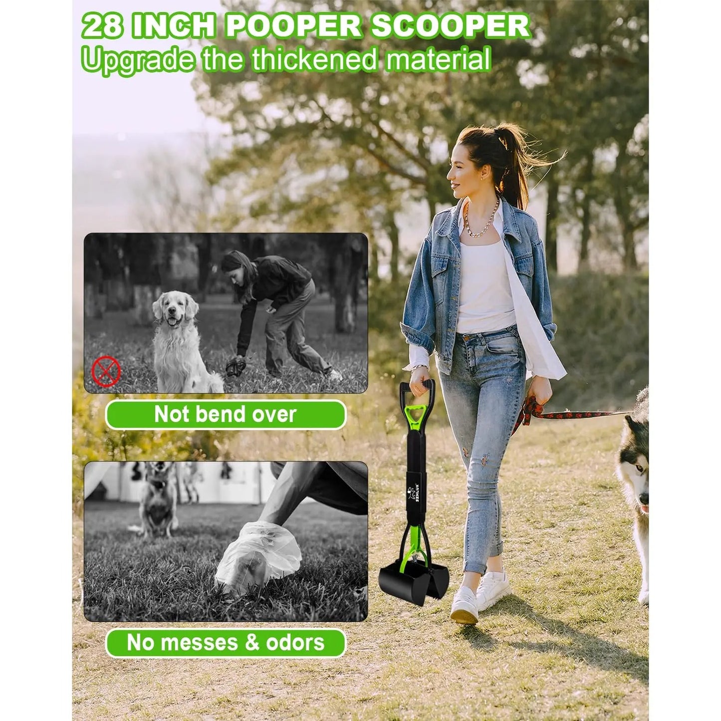 Dog Pooper Scooper Foldable Cleaner