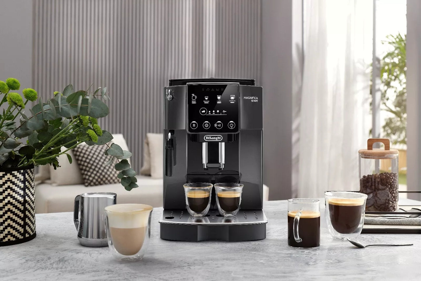 De Longhi Magnifica Start Automatic Coffee Machine With Milk Nozzle