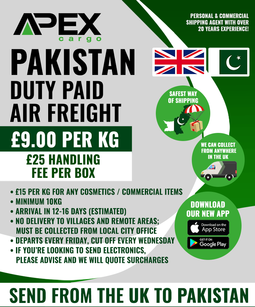 Air Freight Duty Paid Services - Apex Cargo