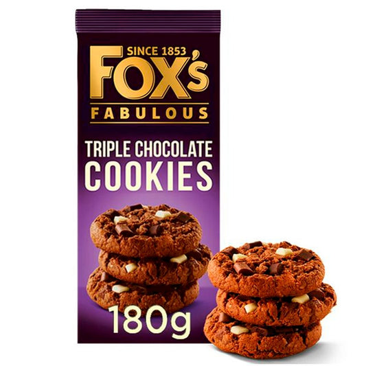 Fox’s Fabulous Triple Chocolate Cookies - Apex Cargo