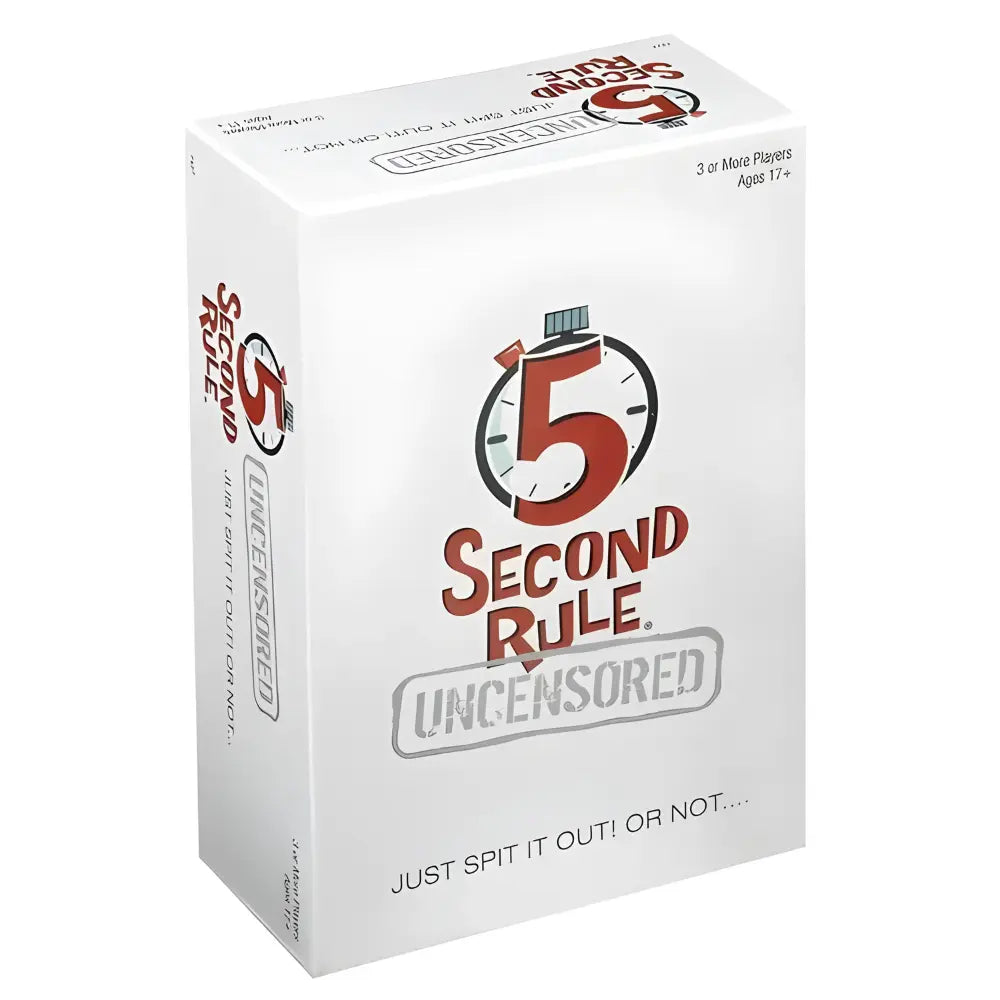 5 Second Rule Game Questions Uncensored Spit It Out Or Not Sole Full Of Soul