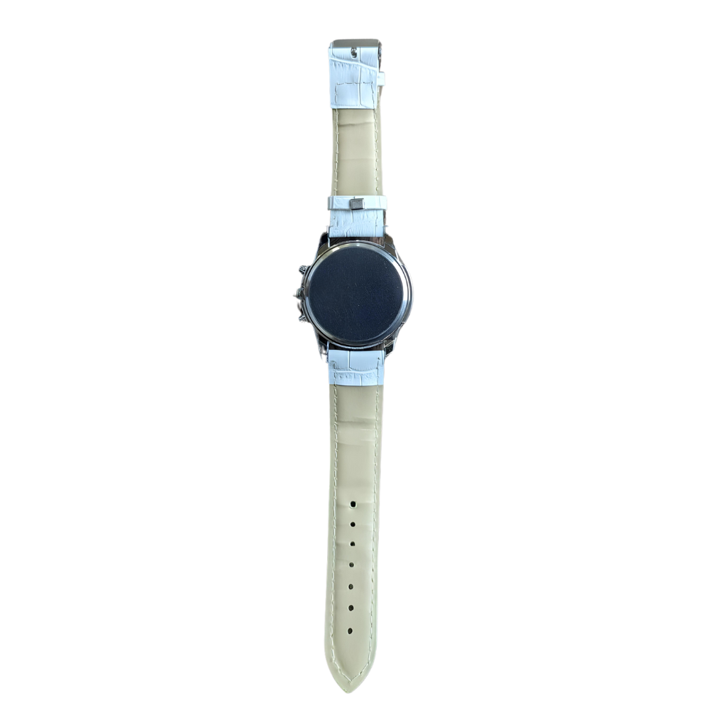 Men's Fashion White And Blue Watch