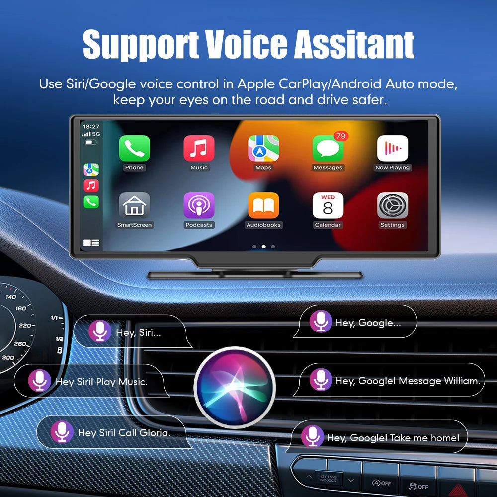 CARPLAY MONITOR IPS SCREEN 10.26 INCH WIRELESS 4