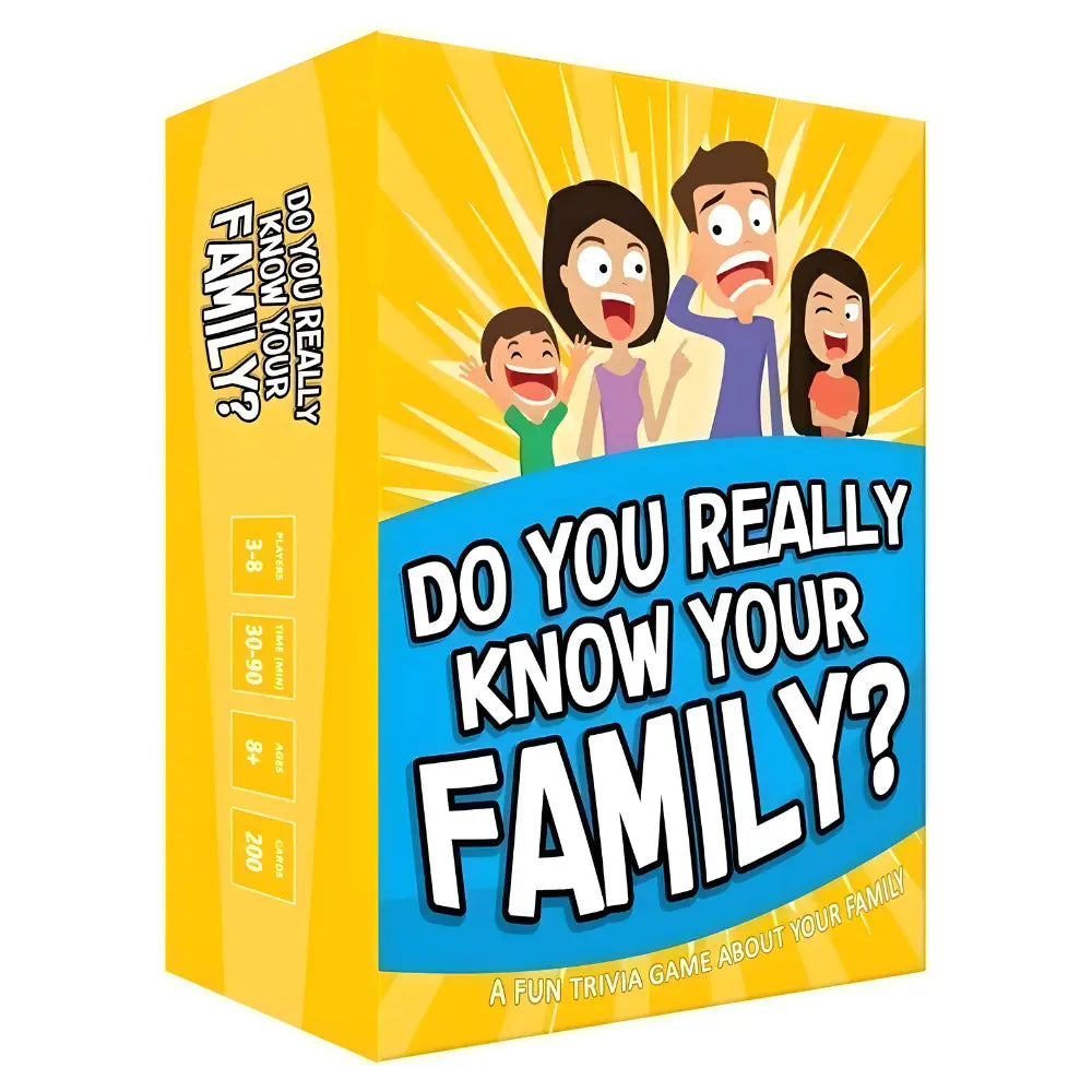 Do You Really Know Your Family Card Game Sole Full Of Soul