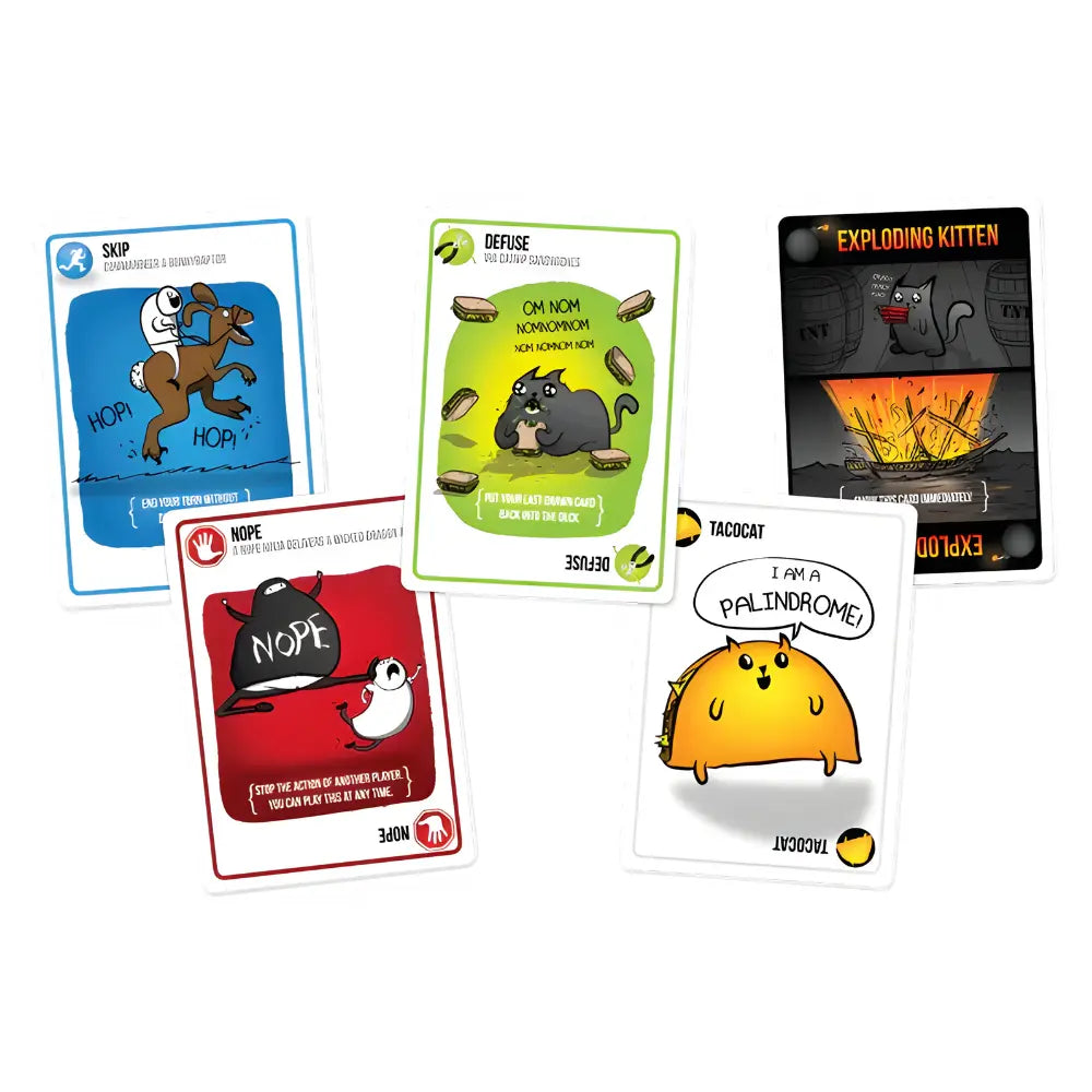 Exploding Kittens Original Edition Card Games Sole Full Of Soul