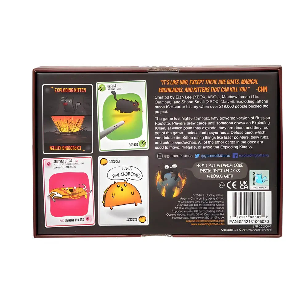 Exploding Kittens Original Edition Card Games 4