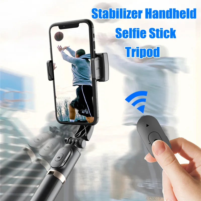 Gimball Stabiliser Selfie Stick For IOS And Android Foldable