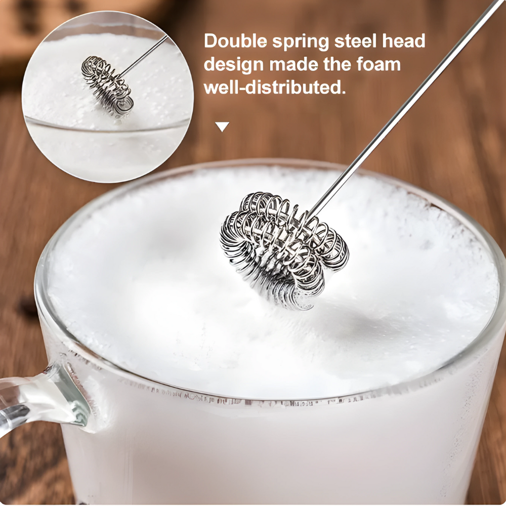 Mini Electric Milk Frother 5