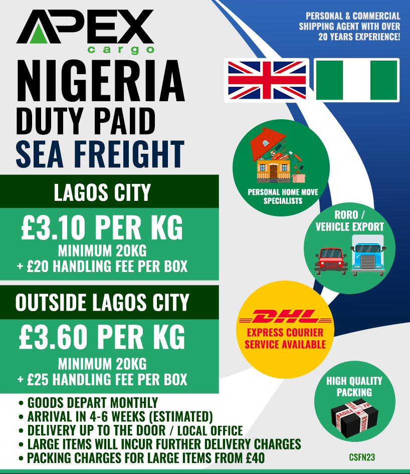 Sea Freight Duty Paid Services