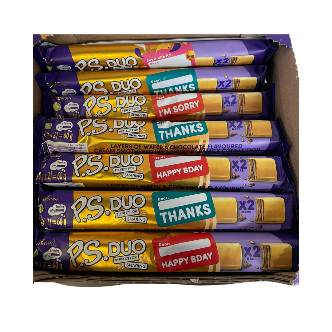 P.S Duo Caramilk South African Cadbury Chocolate Bar