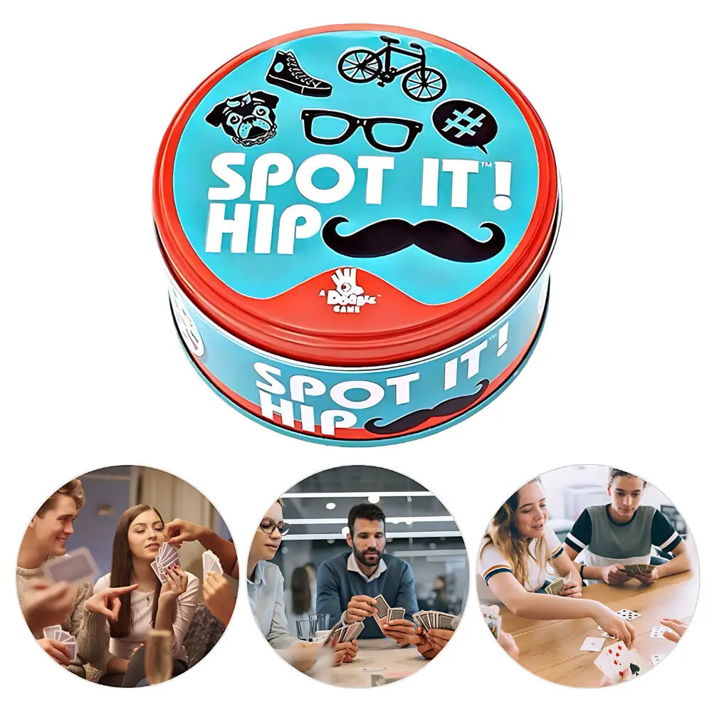 Spot It Hip Card Games Tin Sole Full Of Soul