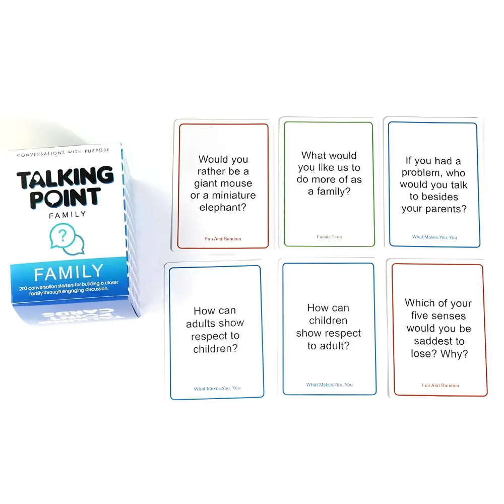 Talking Point 200 Family Conversation Starters With Purpose 4