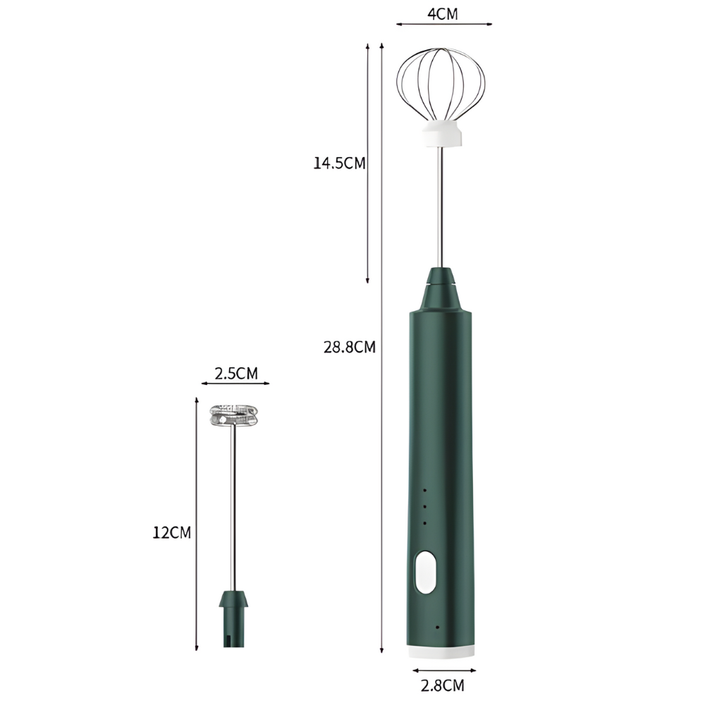 USB Adjustable Milk Frother 4