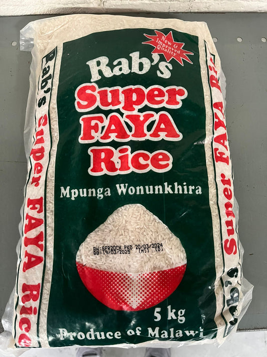 RAB'S SUPER FAYA RICE MPUNGA WONUNKHIRA 5KG