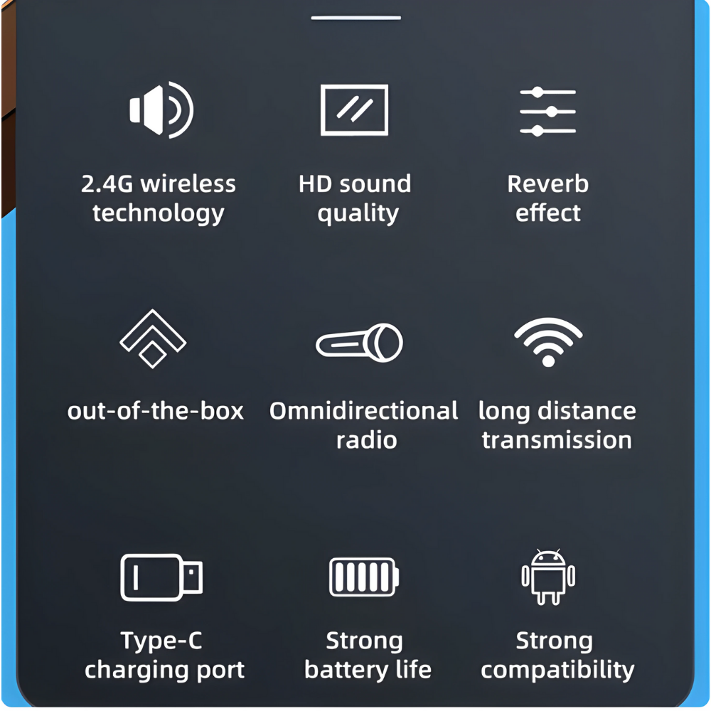 Wireless SX31 3 In 1 Microphone For Both IOS And Android 2