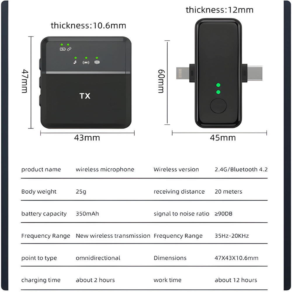 Wireless SX31 3 In 1 Microphone For Both IOS And Android 5