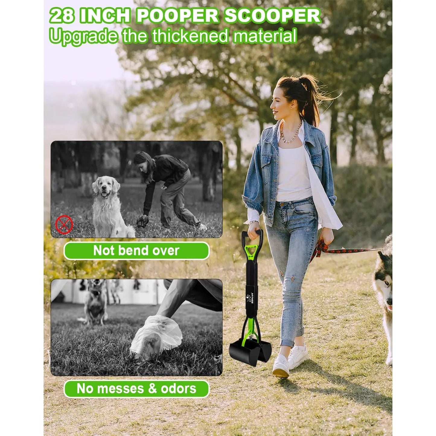 Dog Pooper Scooper Foldable Cleaner