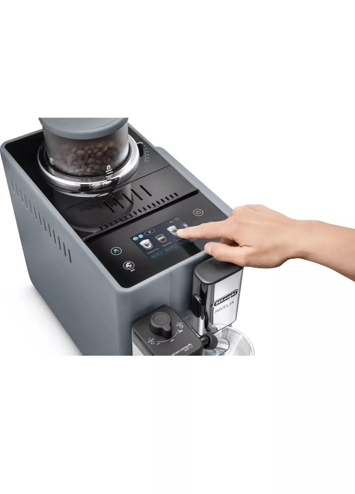 De'longhi Rivelia Automatic Compact Bean To Cup Coffee Machine